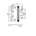Петля накладная без врезки B020-U 100X75X2.5-2BB-1AB (бронза)