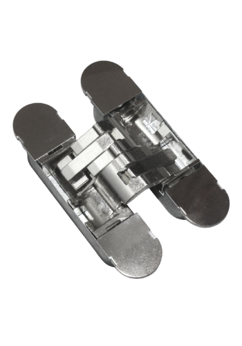 Петля скрытая без регулировки S-832 P.CHROME (материал композит, комплект накладок блестящий хром)