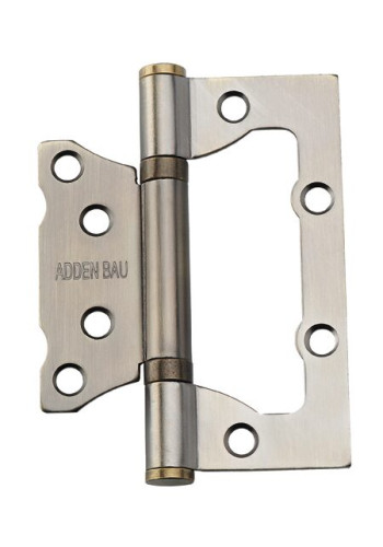 Петля дверная универсальная без врезки с двумя подшипниками ADDEN BAU. 100X75X2.5 BUT ANTIC BRONZE (цвет АНТИЧНАЯ БРОНЗА)