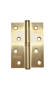 Петля дверная разъемная ADDEN BAU. 100X75X2.5 LEFT SATIN GOLD (цвет МАТОВОЕ ЗОЛОТО)