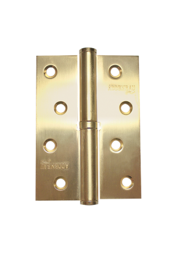 Петля дверная разъемная ADDEN BAU. 100X75X2.5 RIGHT SATIN GOLD (цвет МАТОВОЕ ЗОЛОТО)